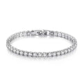 S925 Sterling Silver Zirconia Tennis Ball Bracelet