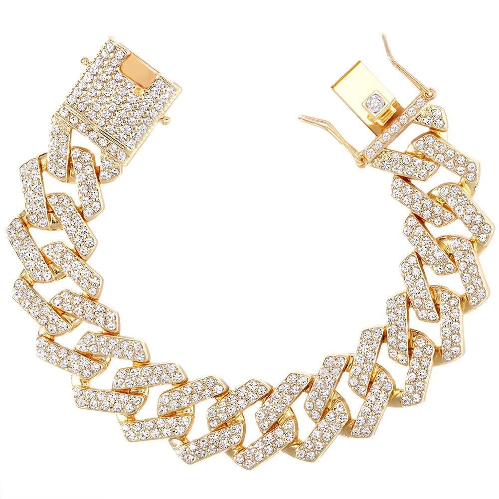 14MM Cuban Link Chain Bracelet