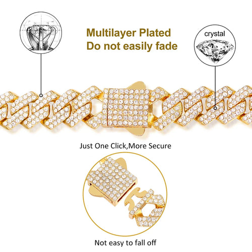 14MM Cuban Link Chain Bracelet